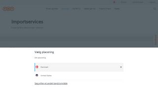 
                            5. Importforsendelser fra udlandet | Servicer | TNT ... - TNT Express