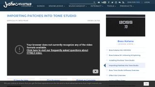 
                            11. Importing Patches Into Tone Studio | JustinGuitar.com