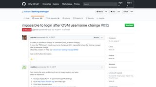 
                            13. impossible to login after OSM username change · Issue #832 · hotosm ...