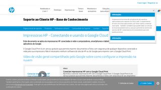 
                            5. Impressoras HP - Conectando e usando o Google Cloud Print ...
