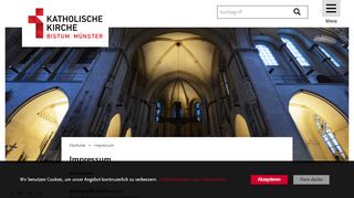 
                            3. Impressum - Bistum Münster