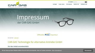 
                            9. Impressum - Car-Gas