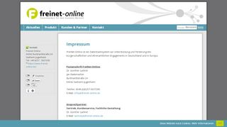 
                            13. Impressum - Freinet-Online