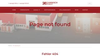 
                            5. Impressum - Gammisch