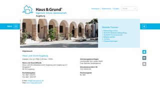 
                            7. Impressum - Haus & Grund Augsburg