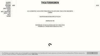 
                            8. Impressum / Nutzungsbedingungen - Theater Bremen