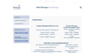 
                            7. Impressum - Rheingas Kundenlogin