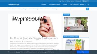 
                            8. Impressum Tipps für Blogger - das sollte alles drinstehen!