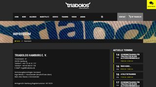 
                            7. Impressum - Triabolos