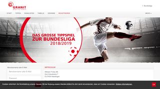 
                            9. Impressum – webtippspiel zur Bundesliga 2018/19 - beim GRANIT ...