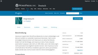 
                            9. Impressum | WordPress.org