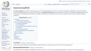 
                            5. Impressumspflicht – Wikipedia