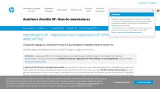 
                            5. Imprimantes HP - Impression avec l'application HP ePrint (Android et ...