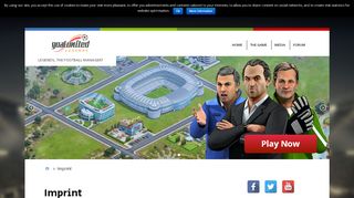 
                            9. Imprint - goalunited LEGENDS - The online football manager game!