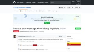 
                            12. Improve error message when b2drop login fails · Issue #1500 · EUDAT ...
