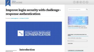 
                            13. Improve login security with challenge-response authentication ...