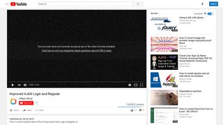 
                            5. Improved AJAX Login and Register - YouTube