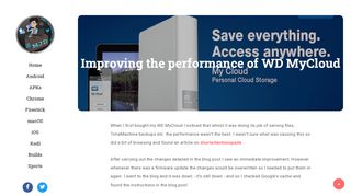 
                            13. Improving the performance of WD MyCloud - SEO Michael