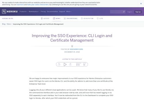 
                            11. Improving the SSO Experience: CLI Login and Certificate ...
