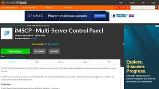 
                            4. iMSCP - Multi-Server Control Panel download | SourceForge.net