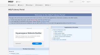 
                            6. IMSLP:Library Portal - IMSLP/Petrucci Music Library: Free Public ...