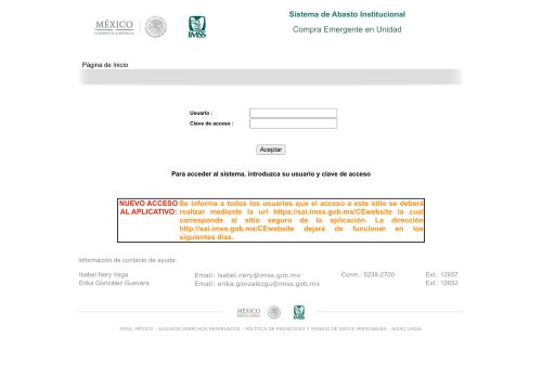 
                            3. IMSS CE: Inicio - SAI