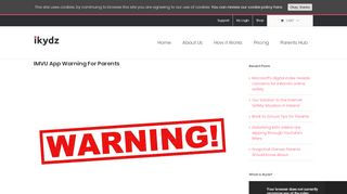 
                            12. IMVU App Warning For Parents - another app for parents to watch out for