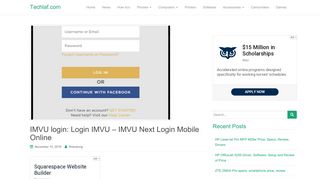 
                            4. IMVU login: Login IMVU - IMVU Next Login Mobile Online - Techlaf.com