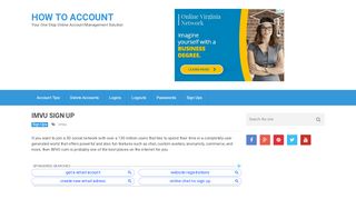 
                            5. IMVU Sign Up: How to Create an IMVU Account | How To Account
