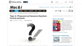 
                            6. In 1Password auf besseres Keychain- ...