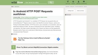 
                            2. In Android HTTP POST Requests ausführen – wikiHow