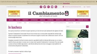 
                            7. In bacheca - Il Cambiamento