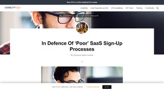 
                            9. In Defence Of 'Poor' SaaS Sign-Up Processes - Usability Geek