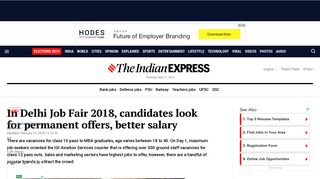
                            11. In Delhi Job Fair 2018, candidates look for permanent offers, better ...