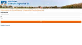 
                            3. in der Online-Filiale der Volksbank Marl-Recklinghausen eG