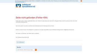 
                            2. in der Online-Filiale der Volksbank Sprockhövel eG