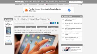 
                            11. In elf Schritten zum schnelleren iPad - Macwelt