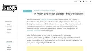 
                            10. In FHEM eingeloggt bleiben - basicAuthExpiry - demaya.de