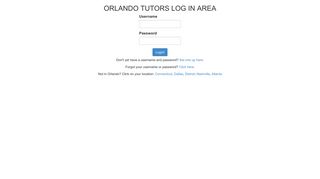 
                            7. In-Home Tutors Orlando Tutor Login