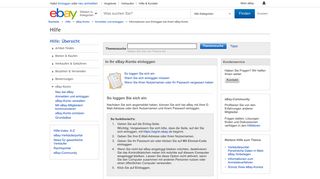 
                            5. In Ihr eBay-Konto einloggen - eBay.at