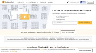 
                            1. In Immobilien investieren - Crowdinvesting | zinsbaustein.de