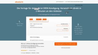 
                            6. IN ist DRIN online kündigen | geprüfte Vorlage - Aboalarm