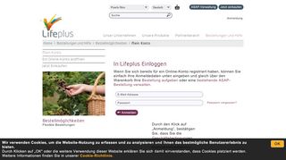 
                            9. In Lifeplus Einloggen