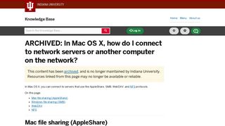 
                            7. In Mac OS X, how do I connect to network servers or another computer ...