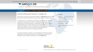 
                            3. in medias res: webgis.de