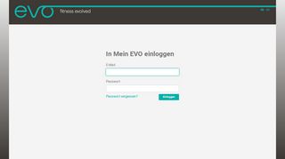 
                            7. In Mein EVO einloggen EVO