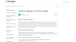 
                            13. In-person signing on an iPad or tablet – Help Center - ...