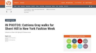 
                            9. IN PHOTOS: Catriona Gray walks for Sherri Hill in New York Fashion ...