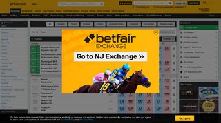 
                            10. In-Play Betting Exchange & In-Play Best Odds » Betfair™ Exchange