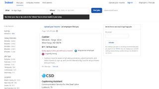 
                            2. In Sign Page Jobs, Employment | Indeed.com
